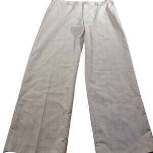 Izod Golf Pants Mens 38x32 Beige Laid Straight Performance